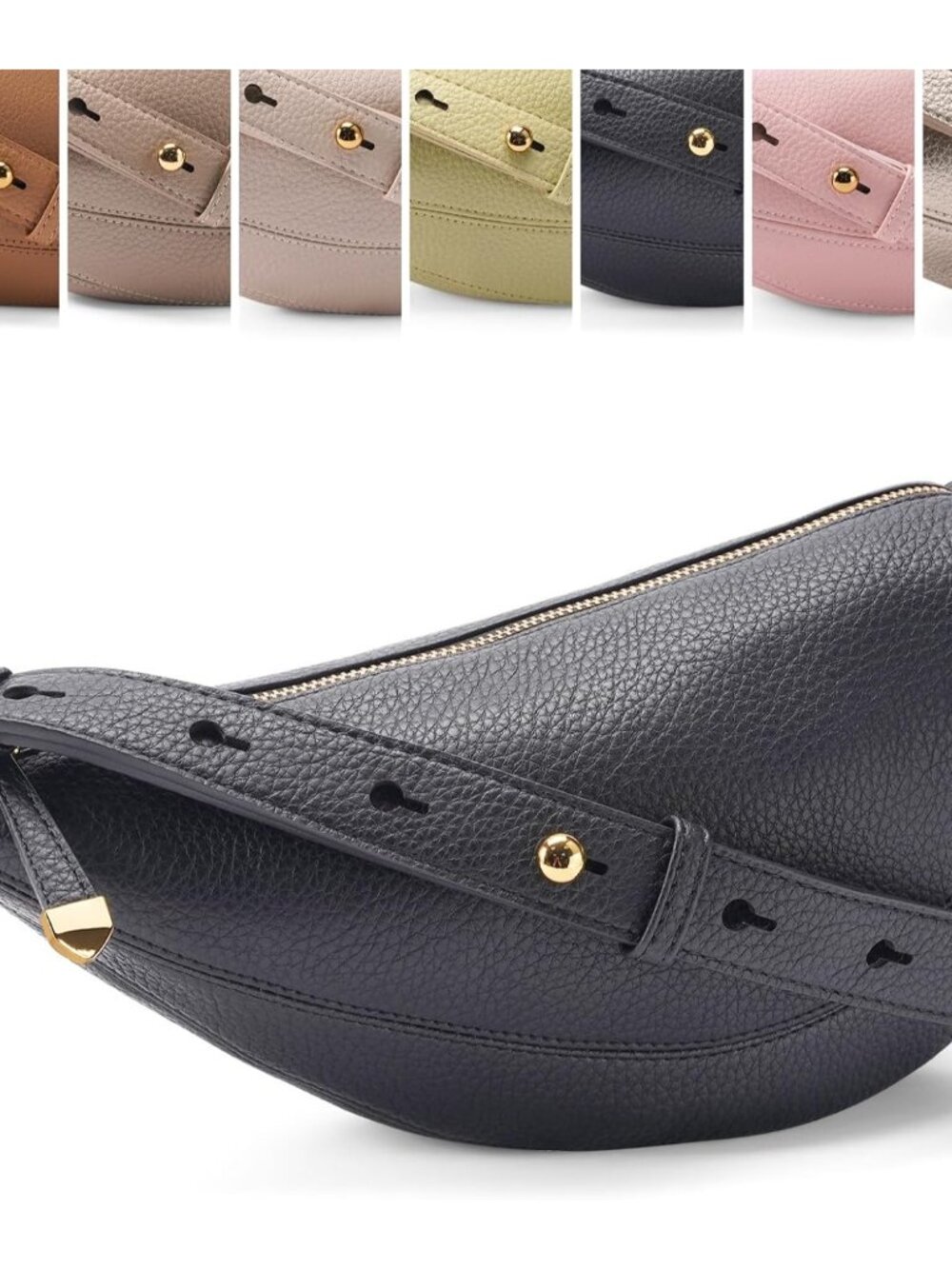 Crossbody Sling Bag for Women Crescent Bags Vegan Cross body Purses Dumpling Bag
